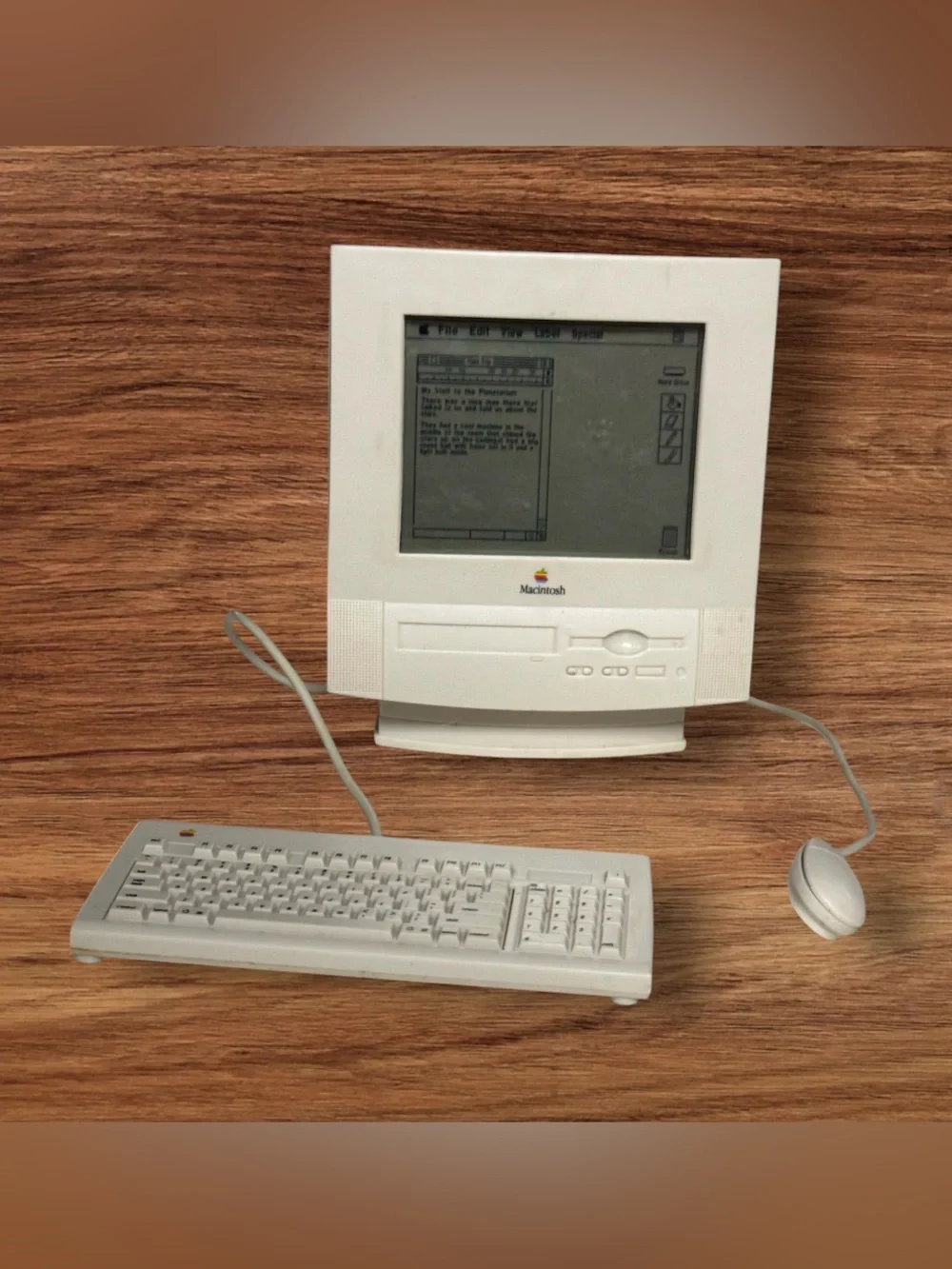 American Girl Pleasant Co Mini Macintosh Computer Retro.